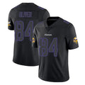 M.Vikings #84 Josh Oliver Player Black Impact LImited Home Game Odoa Stitched Jerseys
