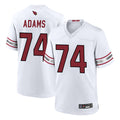 A.Cardinals #74 Isaiah Adams Player White Home Game Odoa Stitched Jerseys