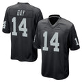 LV.Raiders #14 Matt Gay Player Black Home Game Odoa Stitched Jerseys
