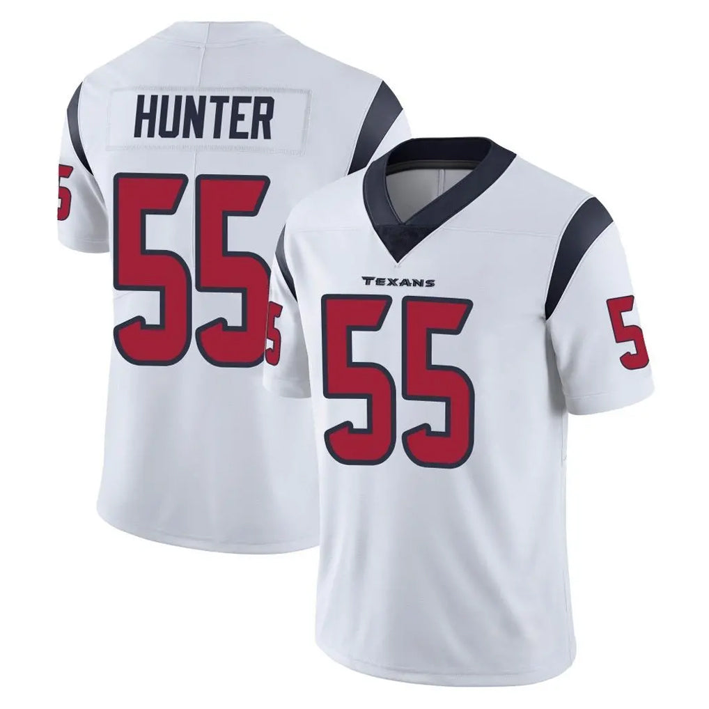H.Texans #55 Danielle Hunter Player White Limited Vapor Untouchable Home Game Odoa Stitched Jerseys