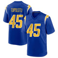 LA.Chargers #45 Tuli Tuipulotu Player Royal Home Game Odoa Stitched Jerseys