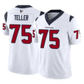 H.Texans #75 Wyatt Teller Player White Limited Vapor F.U.S.E. Home Game Odoa Stitched Jerseys