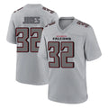 A.Falcons #32 Cash Jones Player Gray Fashion Home Game Odoa Stitched Jerseys