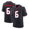 H.Texans #6 Reed Blankenship Player Navy Team Home Game Odoa Stitched Jerseys