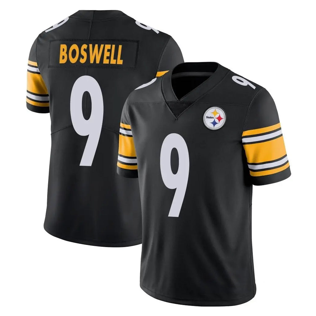 P.Steelers #9 Chris Boswell Player Black Limited Vapor Untouchable Home Game Odoa Stitched Jerseys