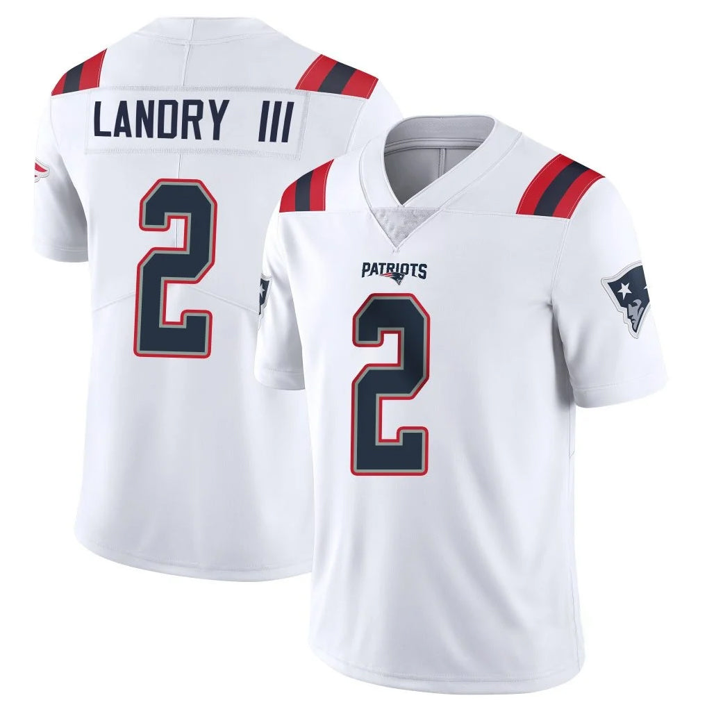 NE.Patriots #2 Harold Landry III Player White Vapor Untouchable Home Game Odoa Stitched Jerseys
