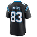 Odoa C.Panthers #83 David Moore Black Game Jersey