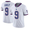 NY.Giants #9 Lsaiah Likely Player White Color Rush Home Game Odoa Stitched Jerseys