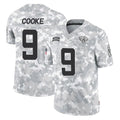 J.Jaguars #9 Logan Cooke Player Arctic Camo Salute To Service Limited Game Odoa Stitched Jerseys