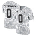 D.Cowboys #0 DeMarvion Overshown Player Arctic Camo Salute to Service Limited Home Game Odoa Stitched Jerseys