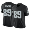 LV.Raiders #89 Brock Bowers Player Black Limited Vapor F.U.S.E. Home Game Odoa Stitched Jerseys