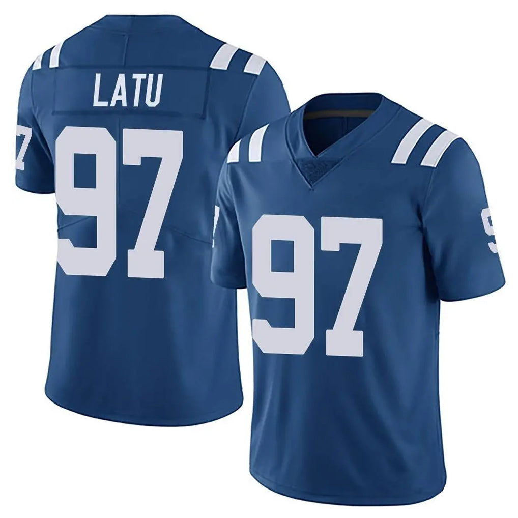 IN.Colts #97 Laiatu Latu Player Royal Limited Vapor Untouchable Home Game Odoa Stitched Jerseys