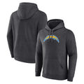 LA.Chargers ## Chargers Blank Player Gray Pullover Hoodies Home Game Odoa Stitched Jerseys