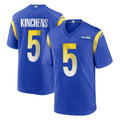 LA.Rams #5 Kamren Kinchens Player Royal Home Game Odoa Stitched Jerseys