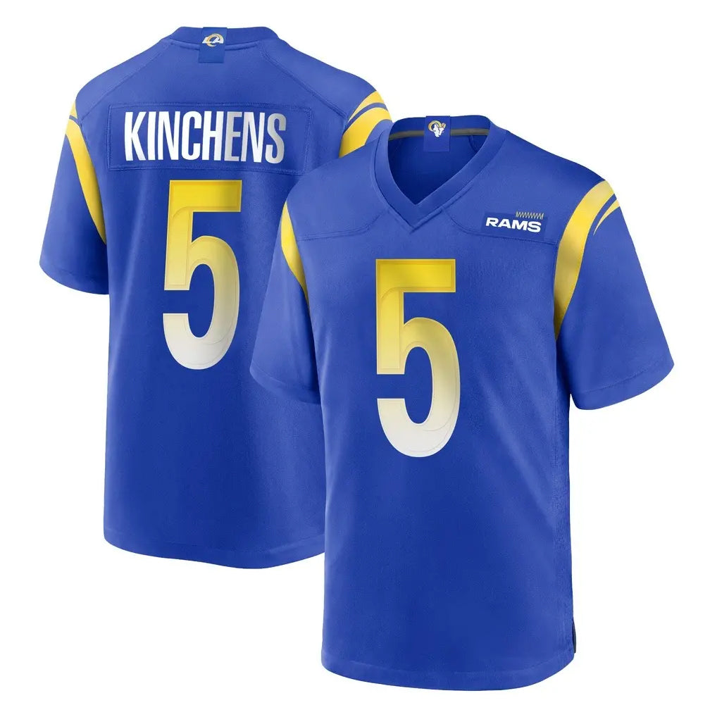 LA.Rams #5 Kamren Kinchens Player Royal Home Game Odoa Stitched Jerseys