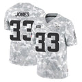 M.Vikings #33 Aaron Jones Sr. Player Arctic Camo Salute To Service Limited Game Odoa Stitched Jerseys