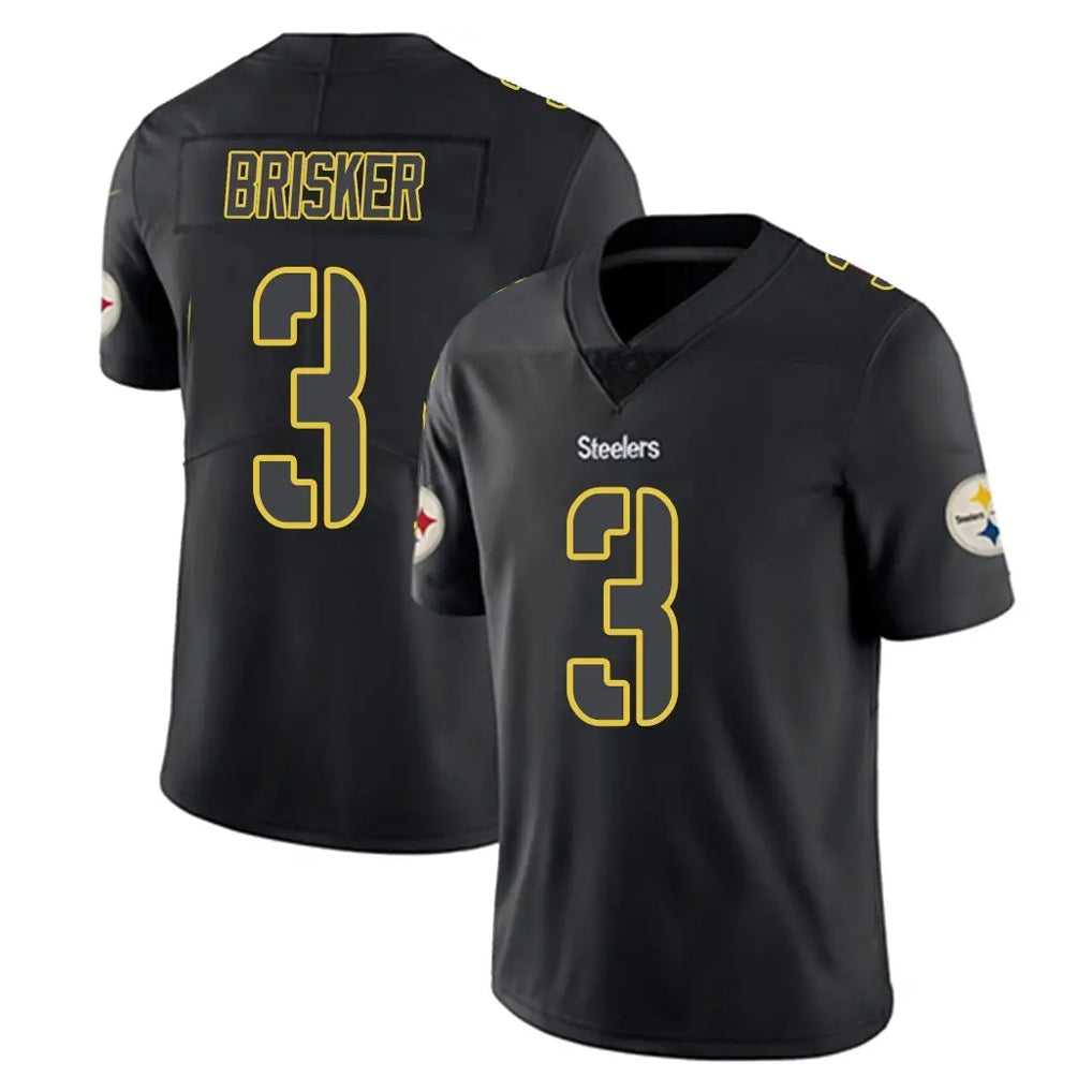 P.Steelers #3 Jaquan Brisker Player Black Impact Limited Home Game Odoa Stitched Jerseys