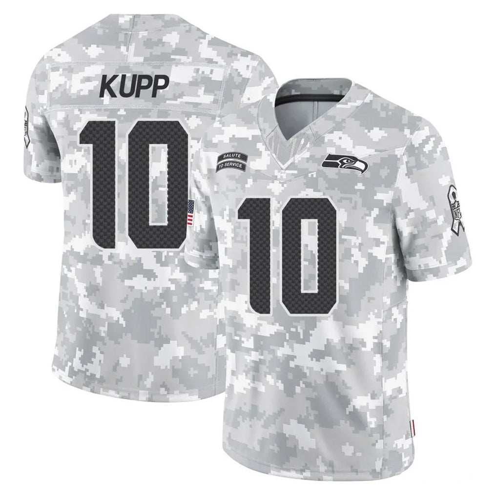 S.Seahawks #10 Cooper Kupp Player Arctic Camo Limited Salute To Service Home Game Odoa Stitched Jerseys