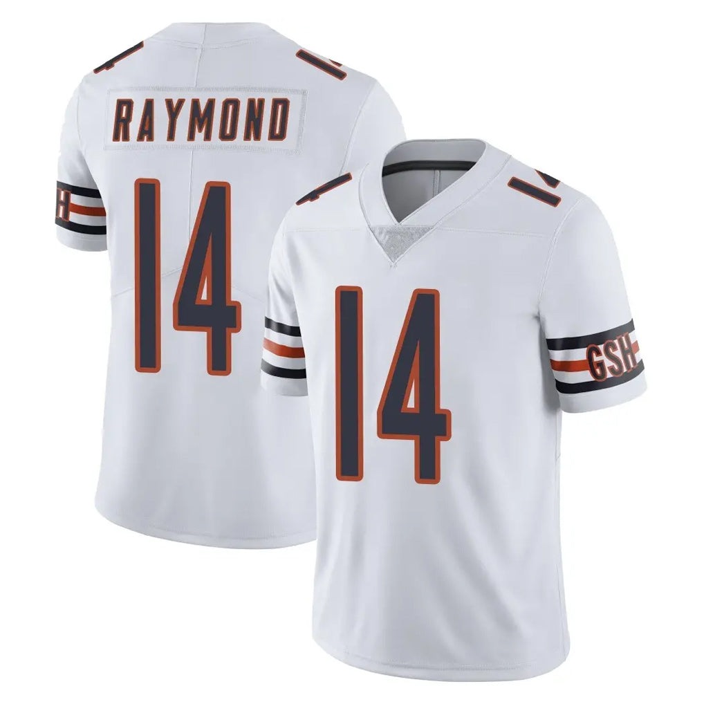 C.Bears #14 Kalif Raymond Player White Vapor Untouchable Limited Home Game Odoa Stitched Jerseys