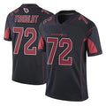 A.Cardinals #72 Hjalte Froholdt Player Black Limited Color Rush Vapor Untouchable Home Game Odoa Stitched Jerseys