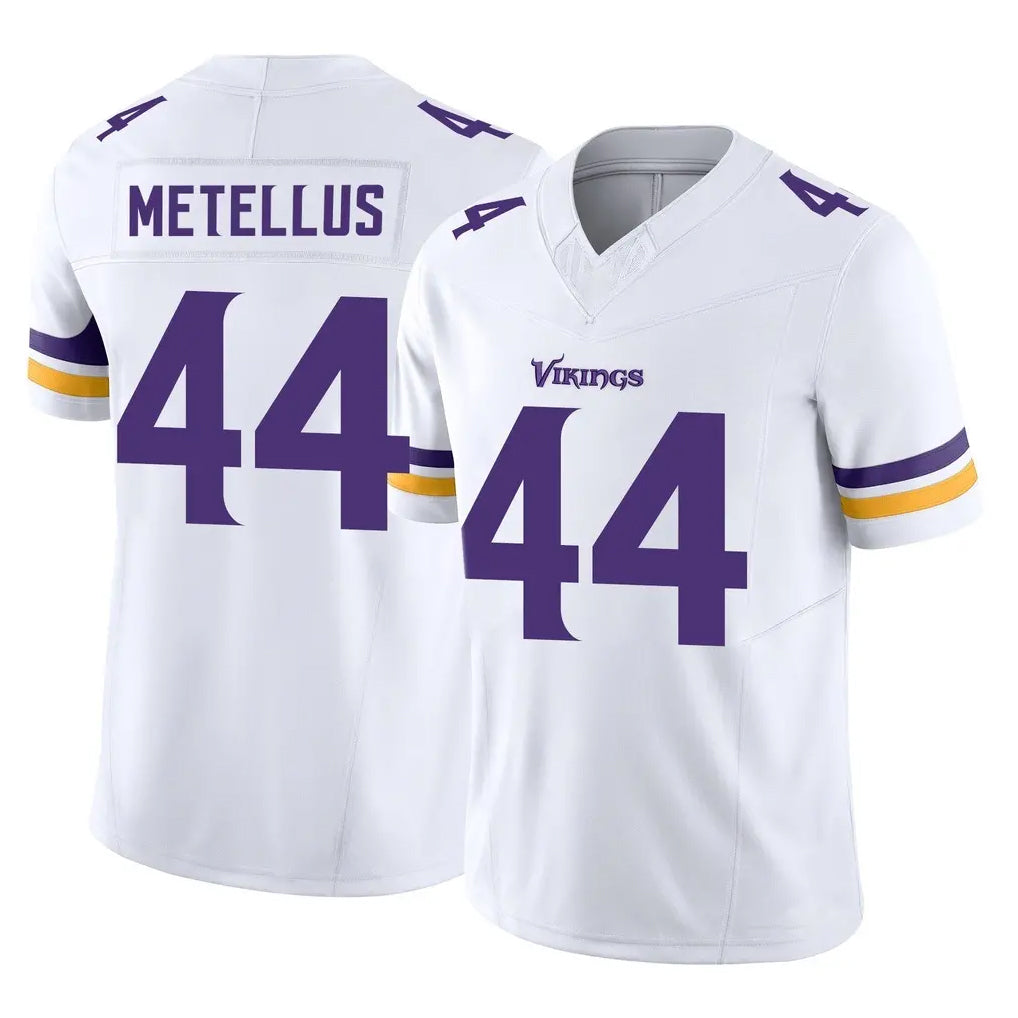 M.Vikings #44 Josh Metellus Player White Limited Vapor F.U.S.E. Home Game Odoa Stitched Jerseys