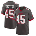 TB.Buccaneers #45 Josiah Trotte Player Pewter Alternate Home Game Odoa Stitched Jerseys