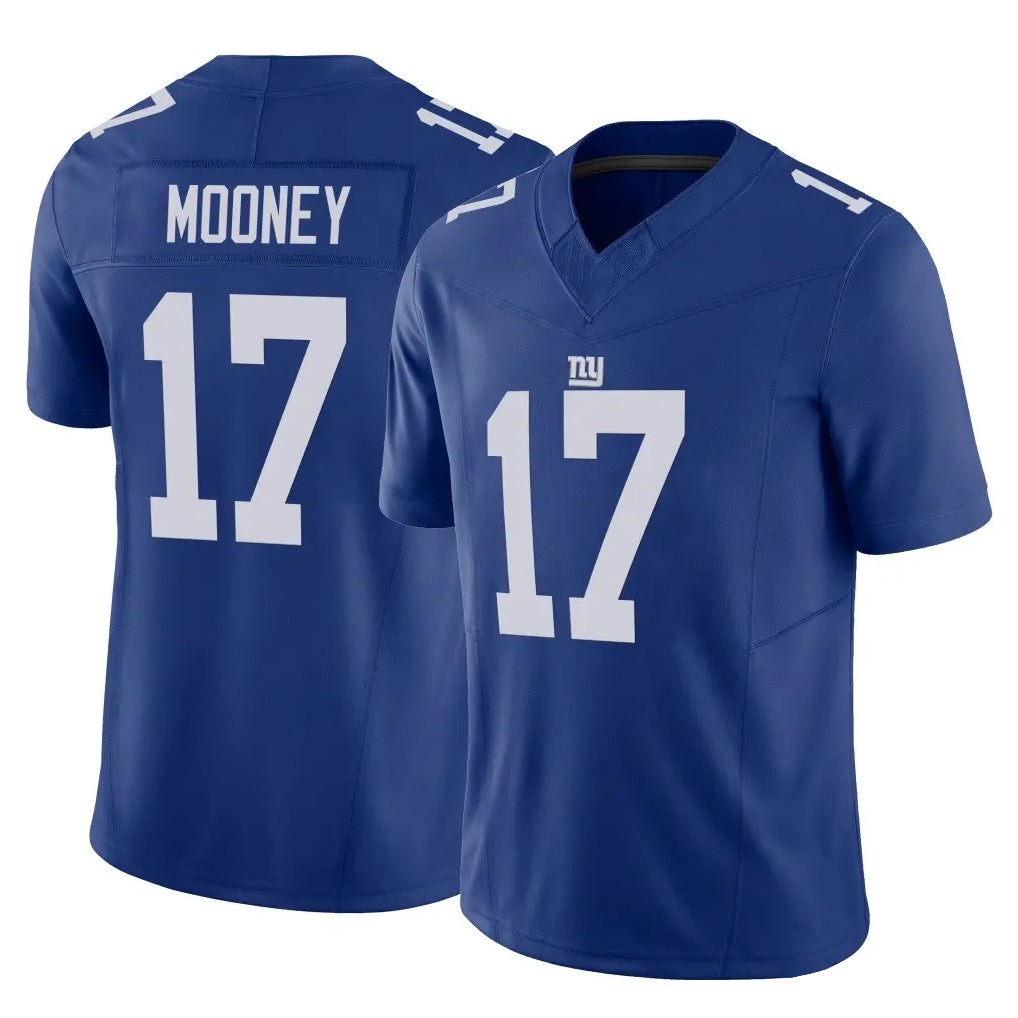 NY.Giants #17 Darnell Mooney Player Royal Limited Vapor F.U.S.E. Home Game Odoa Stitched Jerseys