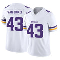 M.Vikings #43 Andrew Van Ginkel Player White Limited Vapor F.U.S.E. Home Game Odoa Stitched Jerseys