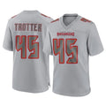 TB.Buccaneers #45 Josiah Trotte Player Gray Atmosphere Fashion Home Game Odoa Stitched Jerseys