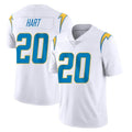 LA.Chargers #20 Cam Hart Player White Limited Vapor Untouchable Home Game Odoa Stitched Jerseys