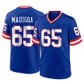 NY.Giants #65 Francis Mauigoa Player Royal Classic Home Game Odoa Stitched Jerseys