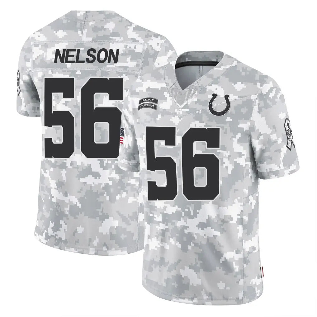 IN.Colts #56 Quenton Nelson Player Arctic Camo Salute To Service Limited Game Odoa Stitched Jerseys