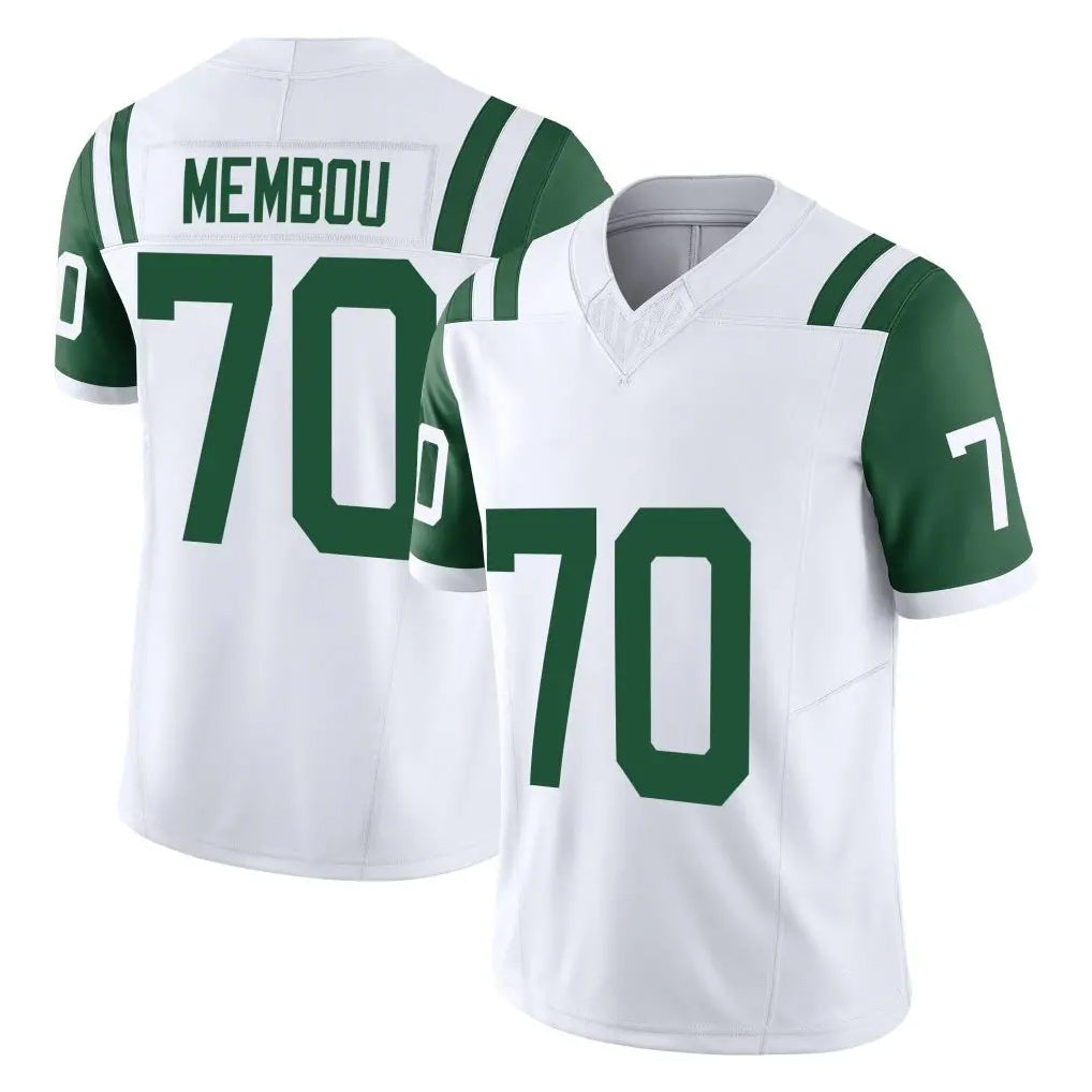 NY.Jets #70 Armand Membou Player White Limited Classic Vapor F.U.S.E. Home Game Odoa Stitched Jerseys