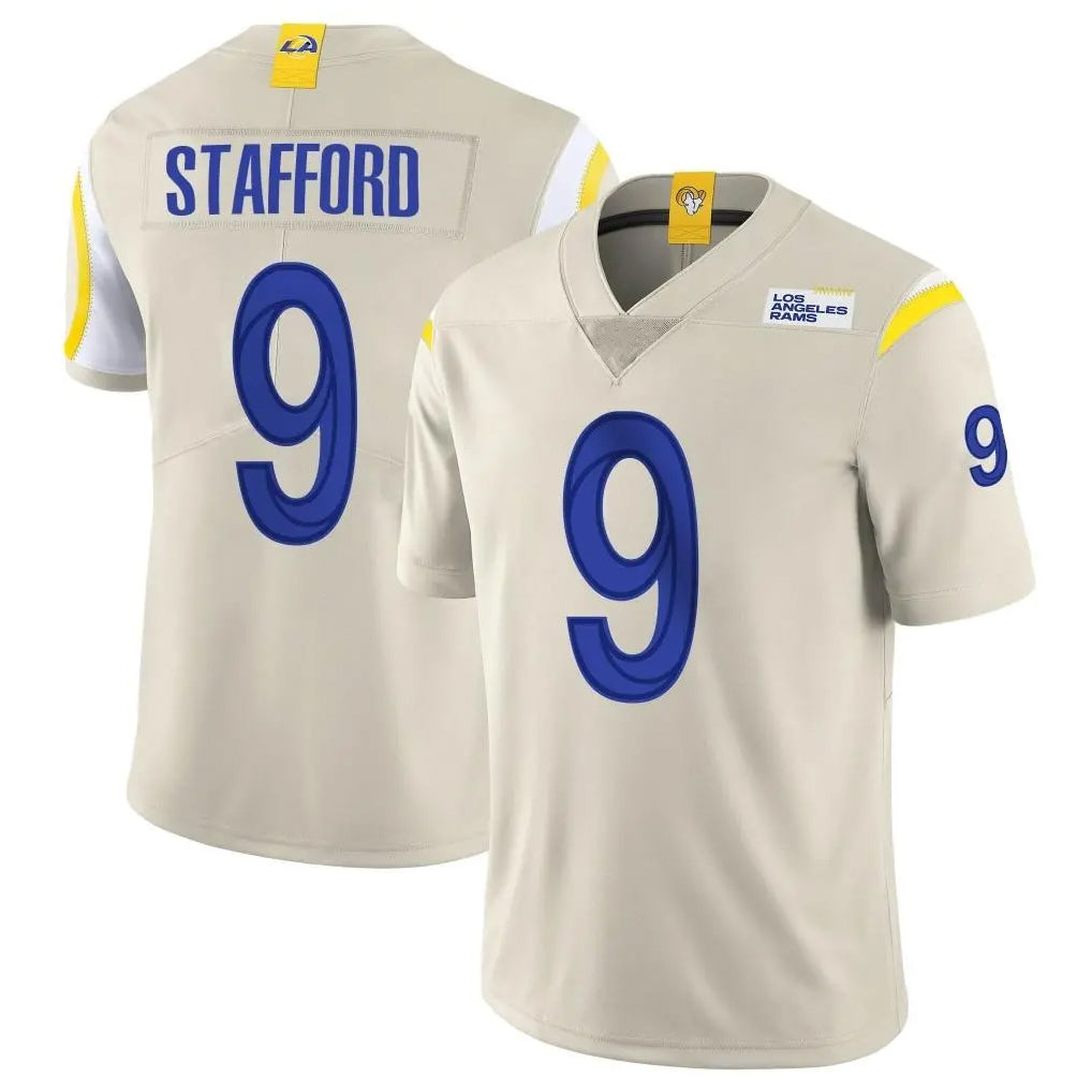LA.Rams #9 Matthew Stafford Player Bone Limited Vapor Home Game Odoa Stitched Jerseys