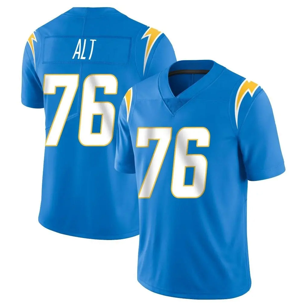 LA.Chargers #76 Joe Alt Player Blue Limited Vapor Untouchable Home Game Odoa Stitched Jerseys