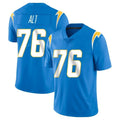 LA.Chargers #76 Joe Alt Player Blue Limited Vapor Untouchable Home Game Odoa Stitched Jerseys
