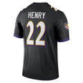 B.Ravens #22 Derrick Henry Player Black Legend Performance Odoa Stitched Jerseys
