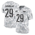 W.Commanders #29 Rasul Douglas Player Arctic Camo Limited Salute To Service Home Game Odoa Stitched Jerseys