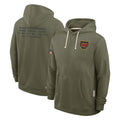 W.Commanders ## Commanders Blank Player Olive Salute to Service Pullover Hoodies Limited Home Odoa Stitched Jerseys