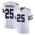 C.Bears #25 Kyle Monangai Player White Classic Vapor Limited Home Game Odoa Stitched Jerseys