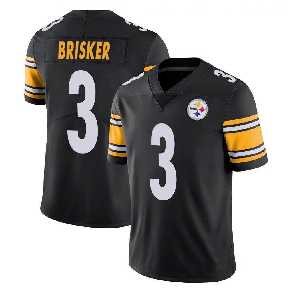P.Steelers #3 Jaquan Brisker Player Black Limited Vapor Untouchable Home Game Odoa Stitched Jerseys