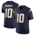 LA.Chargers #10 Justin Herbert Player Navy Vapor F.U.S.E. Limited Home Game Odoa Stitched Jerseys