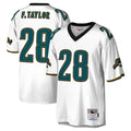 J.Jaguars #28 Fred Taylor?Player White Mitchell & Ness Legacy Home Game Odoa Stitched Jerseys