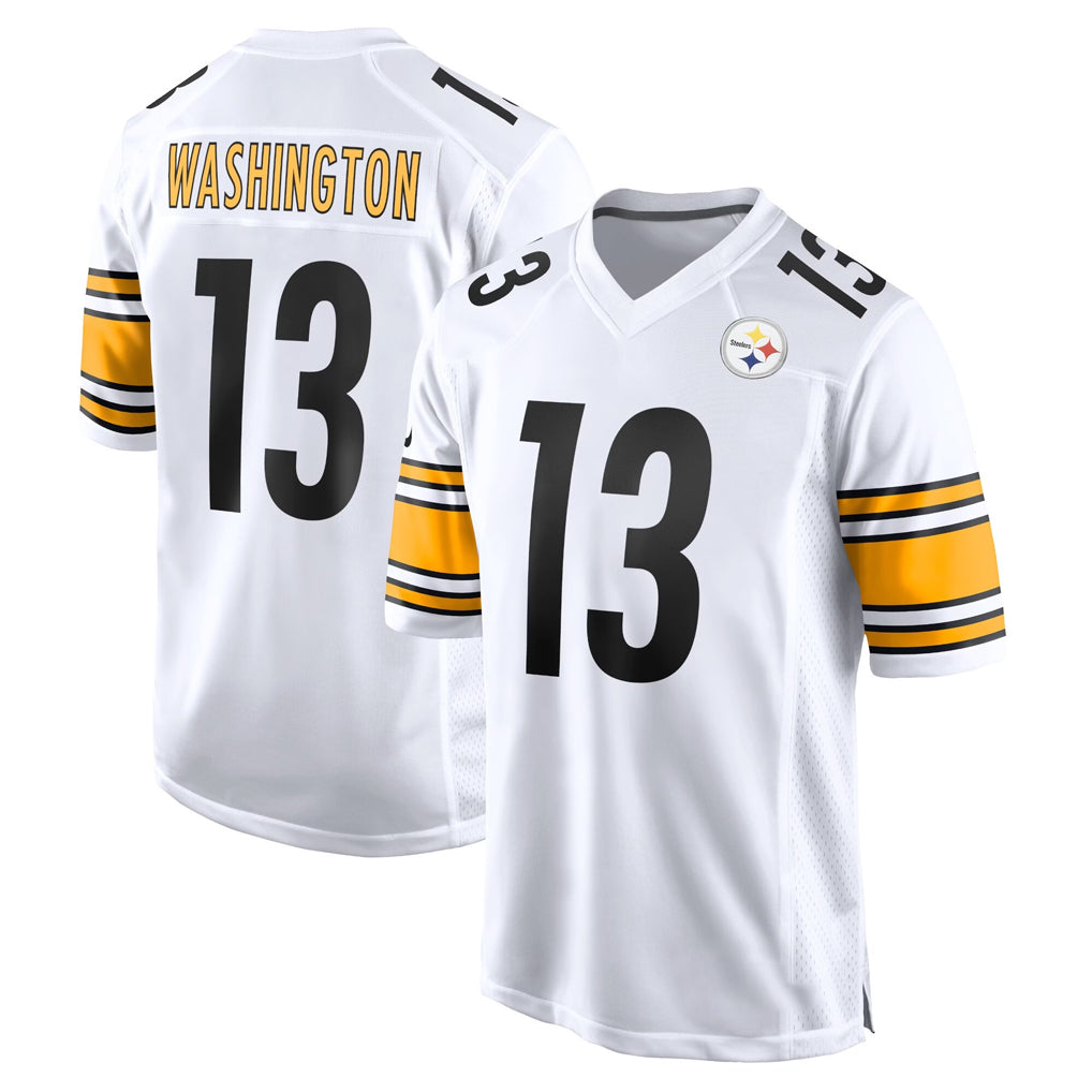 P.Steelers #13 Rico Dowdle Player White Home Game Odoa Stitched Jerseys