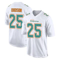 M.Dolphins #25 Tyrel Dodson Player White Fashion Home Game Odoa Stitched Jerseys