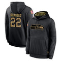S.Seahawks #22 Rashid Shaheed Player Black Salute to Service Hoodies Limited Game Odoa Stitched Jerseys