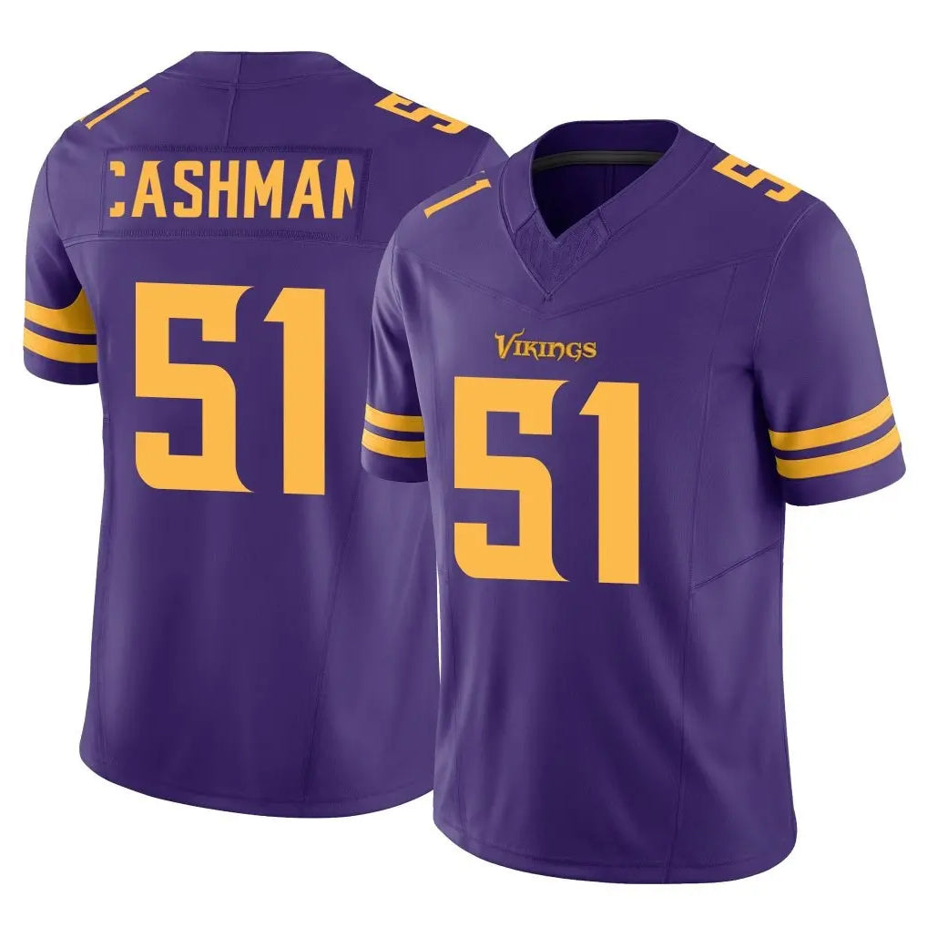 M.Vikings #51 Blake Cashman Player Purple Limited Alternate Vapor F.U.S.E. Home Game Odoa Stitched Jerseys