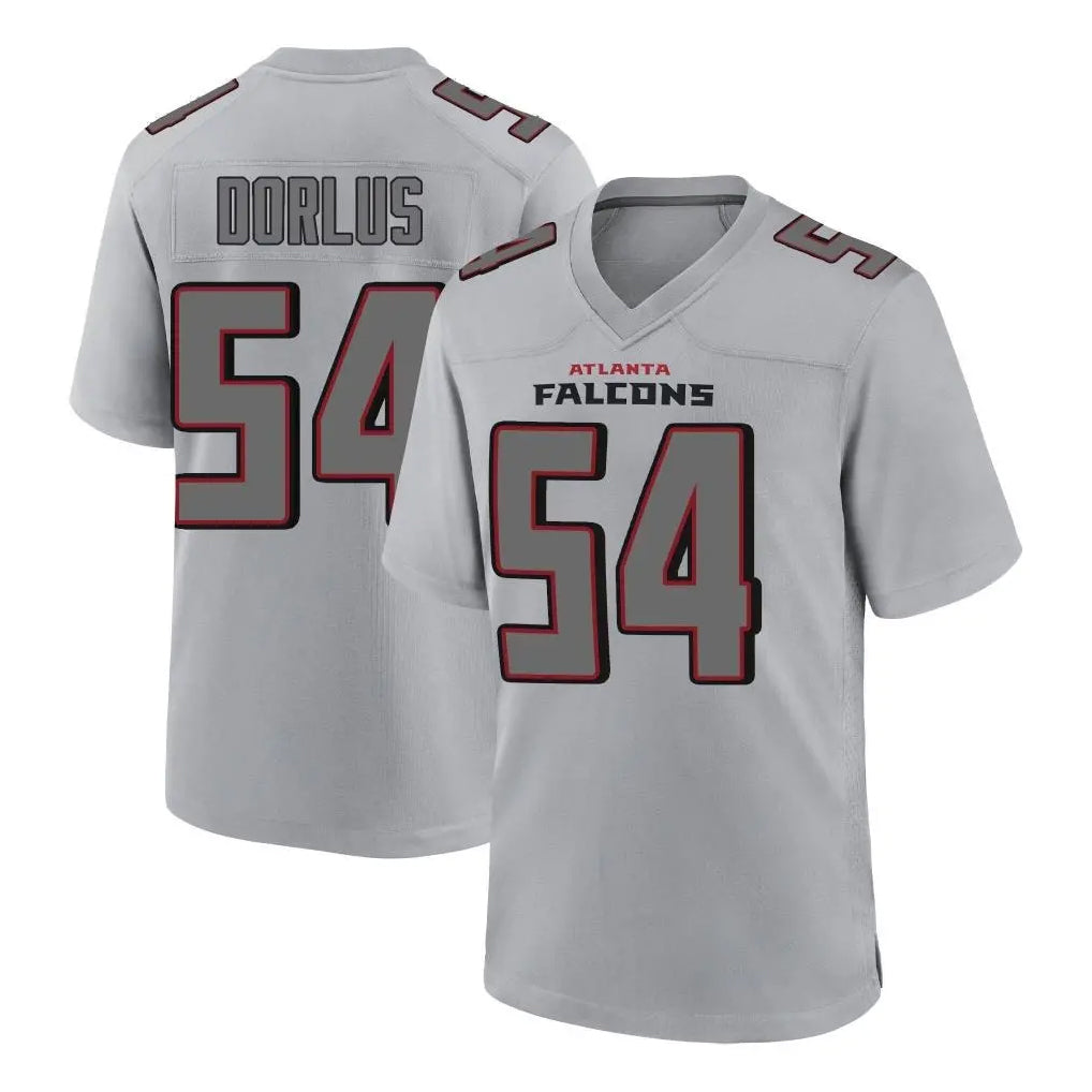 A.Falcons #54 Brandon Dorlus Player Gray Fashion Home Game Odoa Stitched Jerseys