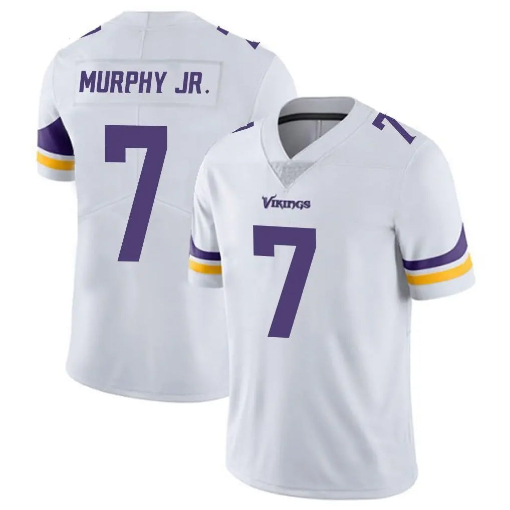 M.Vikings #7 Byron Murphy Jr. Player White Limited Vapor Untouchable Home Game Odoa Stitched Jerseys