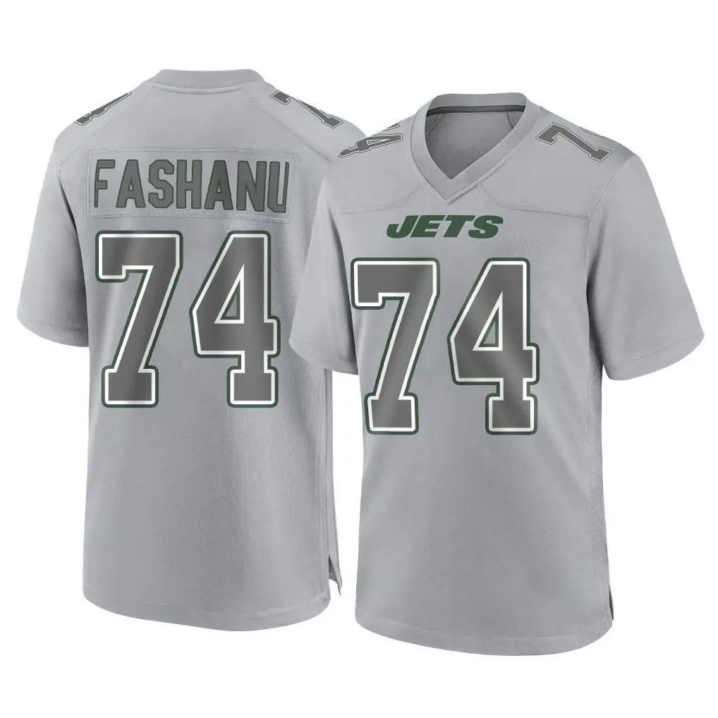 NY.Jets #74 Olu Fashanu Player Gray Limited Atmosphere Fashion Home Game Odoa Stitched Jerseys